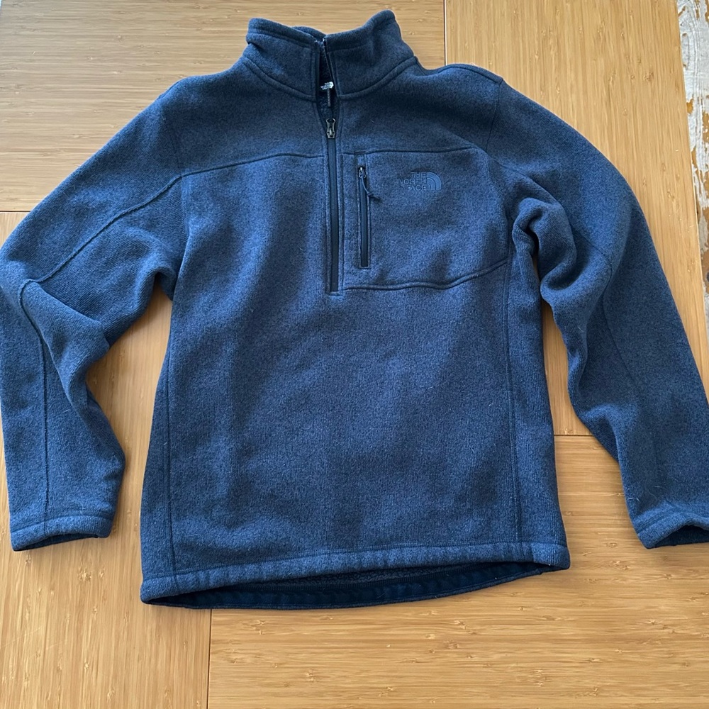Northface 3/4 zip fleece mens M